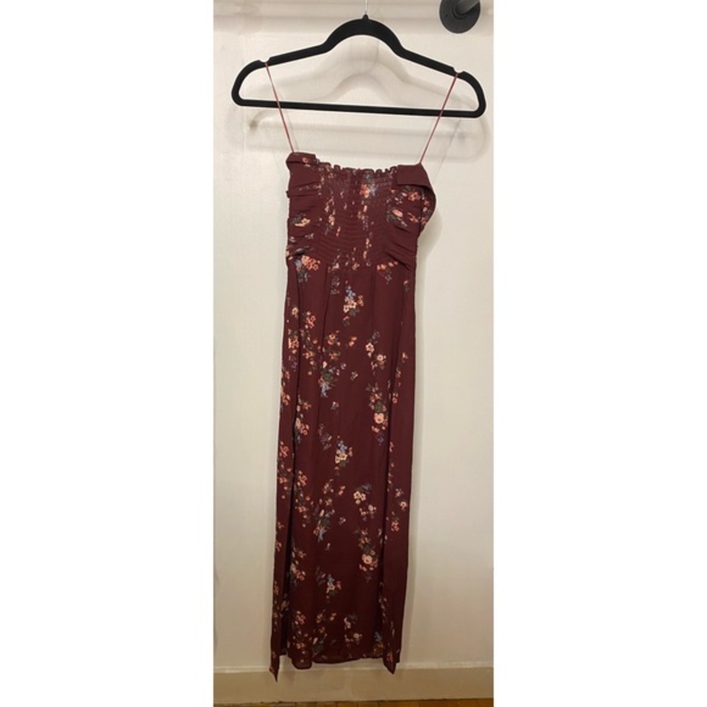 Reformation Lore Rosaline Strapless Midi Dress - Picture 4 of 5